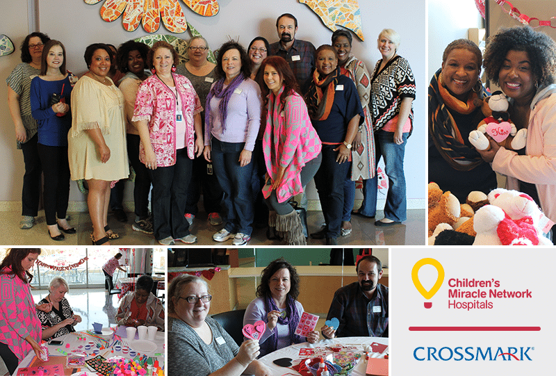Read more about the article CROSSMARK Volunteers Join Valentine’s Day Event at Children’s Medical Center Plano